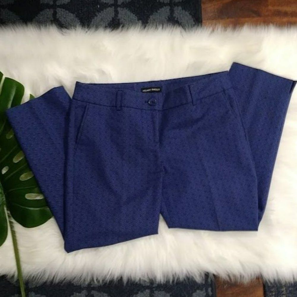 Hilary Radley Women's Blue Flat Front Office Dress Pants Size 6 - Picture 4 of 8
